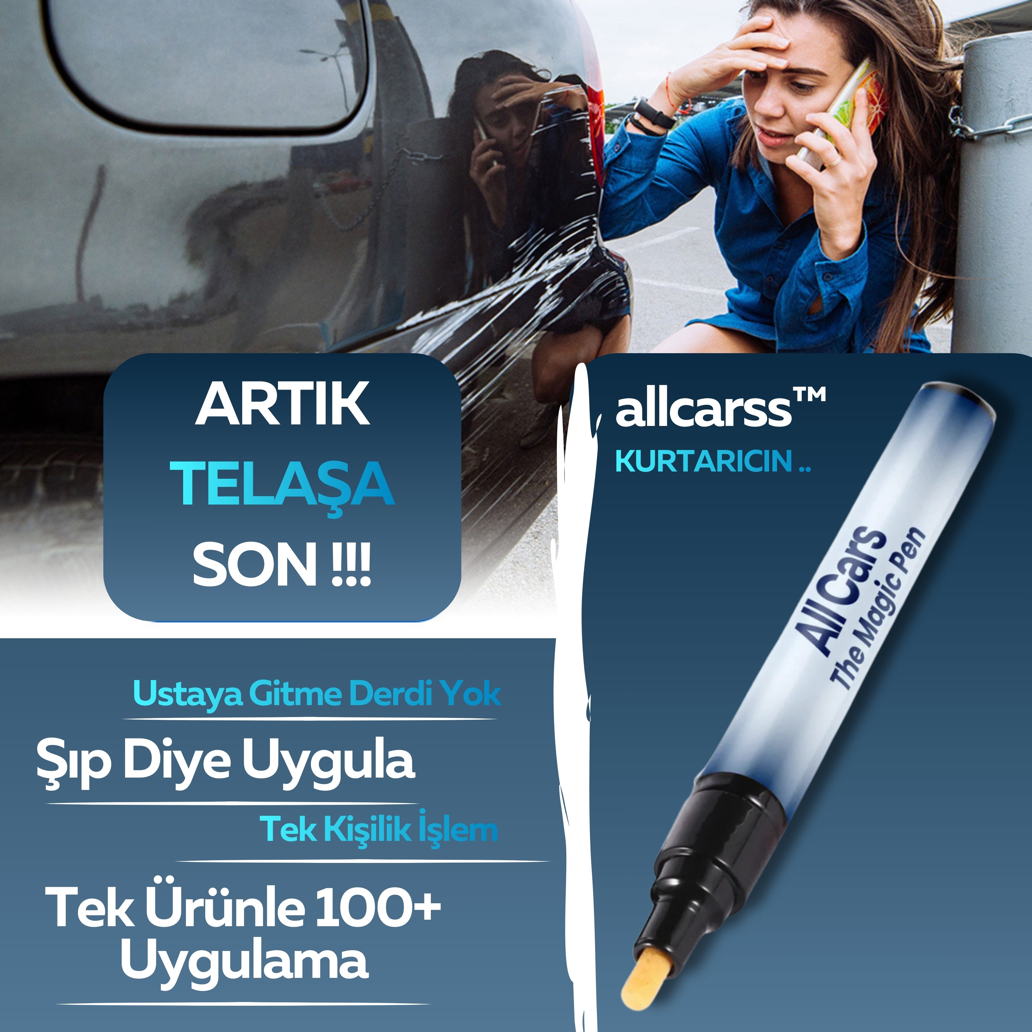ALLCARS™ Araç Rötuş Kalemi