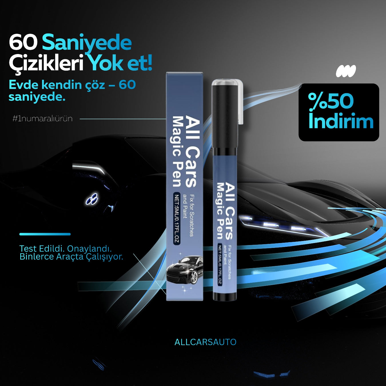 ALLCARS™ Araç Rötuş Kalemi