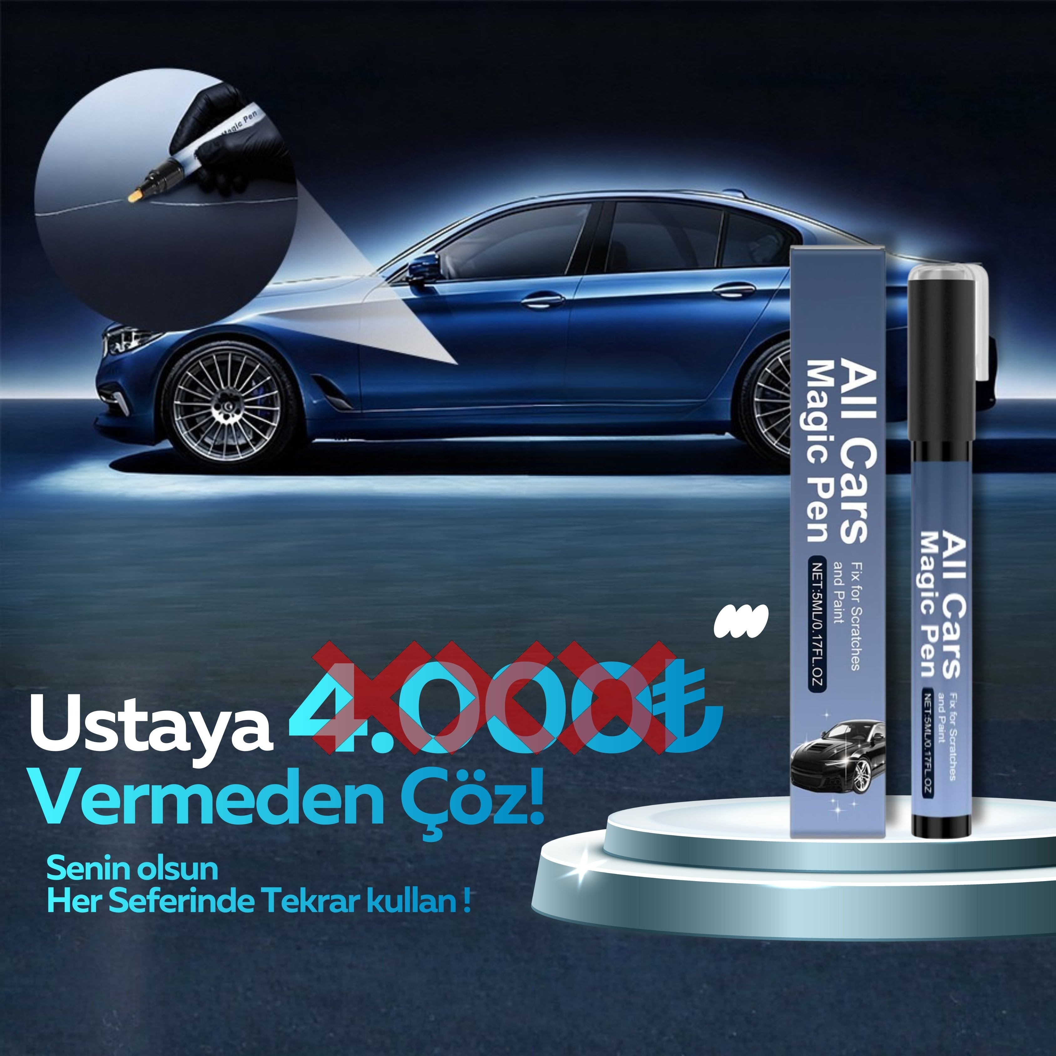 ALLCARS™ Araç Rötuş Kalemi